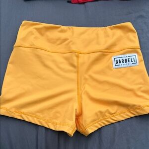 The Barbell Cartell Women's Yellow Shorts 🩳 💛 ***Thread Pulling***